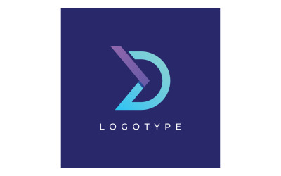 D letter initial business name logo name 11