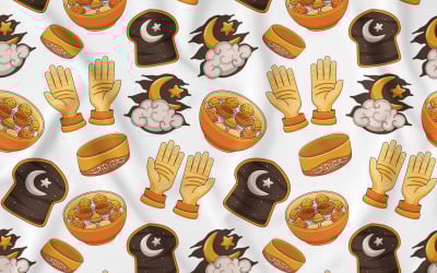 Ramadan Kareem Nahtloses Muster 04