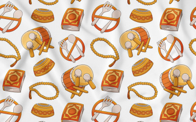 Ramadan Kareem Seamless Pattern 01