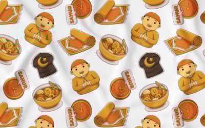 Ramadan Kareem Seamless Pattern 05