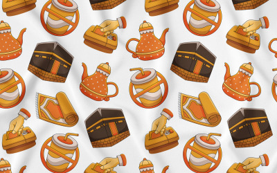 Ramadan Kareem Seamless Pattern 06