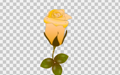 bouquet di rose realistiche di rose gialle vettoriali con uso di fiori rossi per il modello