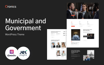 Cronics - Tema WordPress Municipal e Governamental