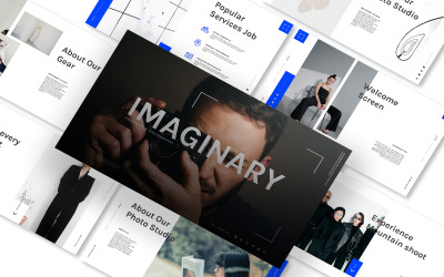 Imaginární fotografie prezentace Powerpoint šablona