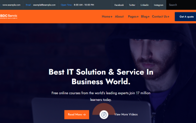 Badsa - IT řešení a technologie téma WordPress