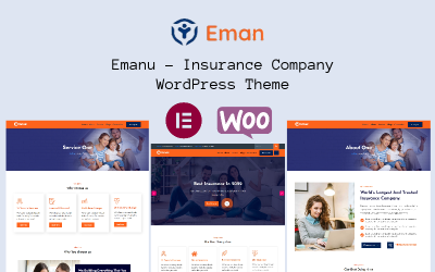 Emanu - Försäkringsbolag WordPress-tema
