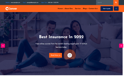 Emanu - Insurance Company WordPress Theme
