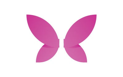Beauty Butterfly Logo vector template V6