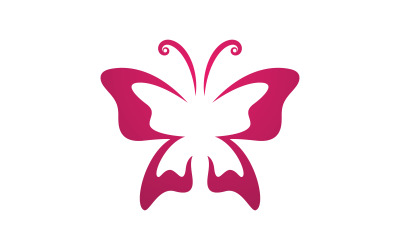 美丽蝴蝶标志矢量模板 V4