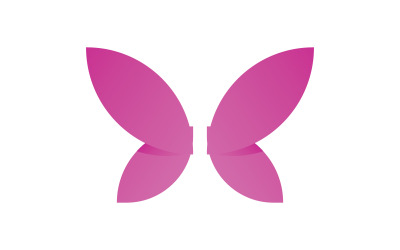 Schoonheid vlinder Logo vector sjabloon V6
