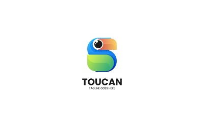 Toucan Renkli Logo Stili