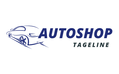 Бесплатный шаблон логотипа автомагазина