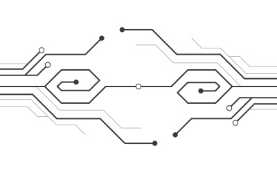 Circuit vector illustration design V2