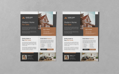 Vastgoed Flyer PSD-sjablonen Vol 055