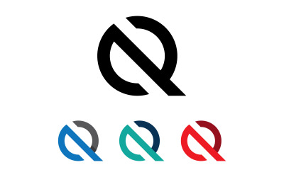 Harf Q logo simge tasarımı V4