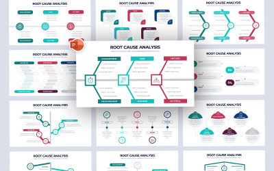 Grundorsaksanalys Infographic PowerPoint-mall