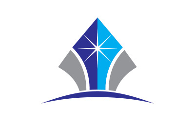 Modèle de logo abstrait Ark Solutions