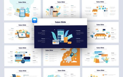 Sales Vector Infographic Keynote Template