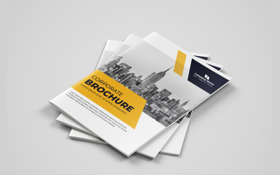 Modello di brochure aziendale e layout del profilo aziendale