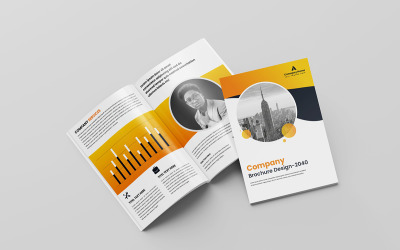 Progettazione del layout del modello di brochure del profilo aziendale
