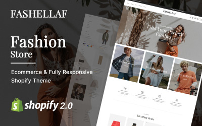 Fashellaf — moda odzieżowa, online Motyw Shopify