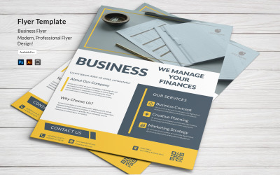 Finans Business Flyer Design Mall