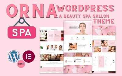 Orna - Ett vackert WordPress-tema för spasalong