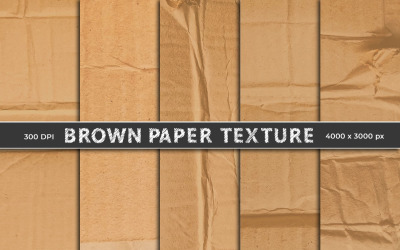 Brown paper texture background. Cardboard texture. Crumpled paperboard