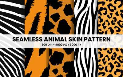 Colección de texturas de patrones animales. Patrón de impresión de tigre. patrón de tela de leopardo safari