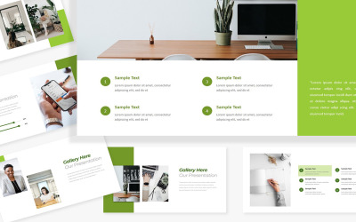 Modèle de diapositive Google Think Business