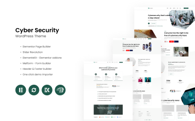 Cyberitz – тема WordPress із кібербезпекою