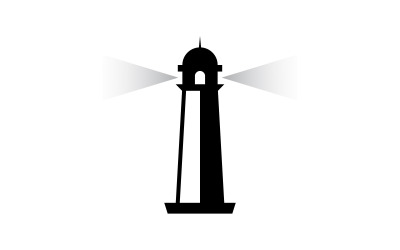Light House logó vektor sablon V6