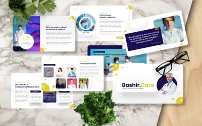 Bashir - Plantilla de PowerPoint de atención médica