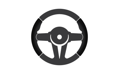 Coche volante logo ilustración vector V8