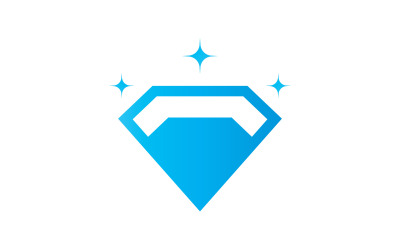 Diamant logo vector sjabloon V10