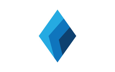 Diamant logo vector sjabloon V12
