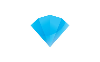 Diamant logo vector sjabloon V5
