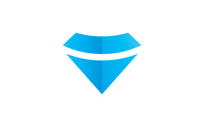 Diamant logo vector sjabloon V6