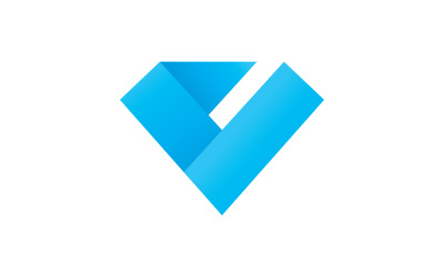 Diamant logo vector sjabloon V9