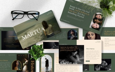 Martua - Mode Googleslide-sjabloon