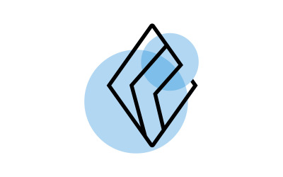 Plantilla de vector de logotipo de diamante V11