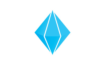 Plantilla de vector de logotipo de diamante V7