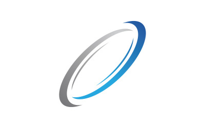 Círculo logo plantilla vector icono diseño V1