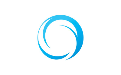 Círculo logo plantilla vector icono diseño V4