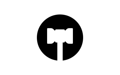 Marteau logo vector illustration design V6