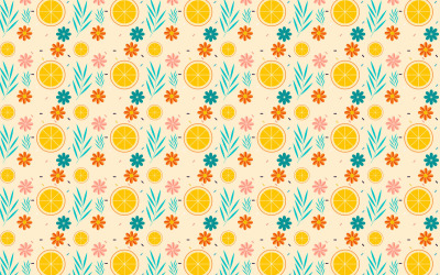 Décoration de motif de fond floral