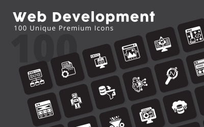 Einzigartige Glyph-Icons für die Webentwicklung