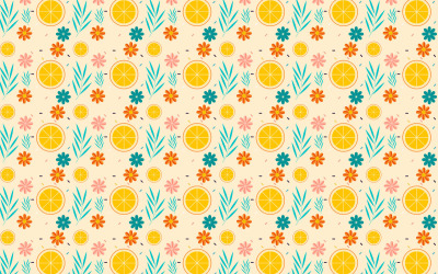 Floral background pattern decoration