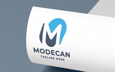 Modelo de Logotipo Modecan Letra M Pro