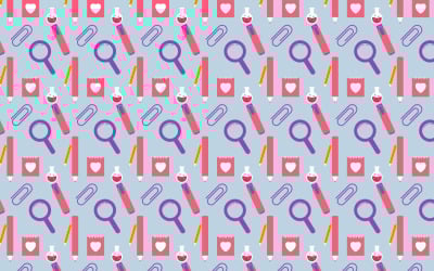 Повторювані науки візерунок тло